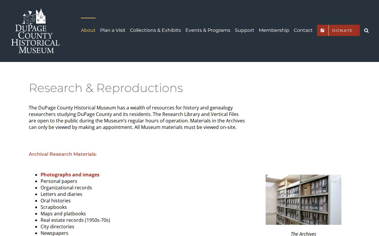 DuPage Historical Museum resources for Westmont city directory research