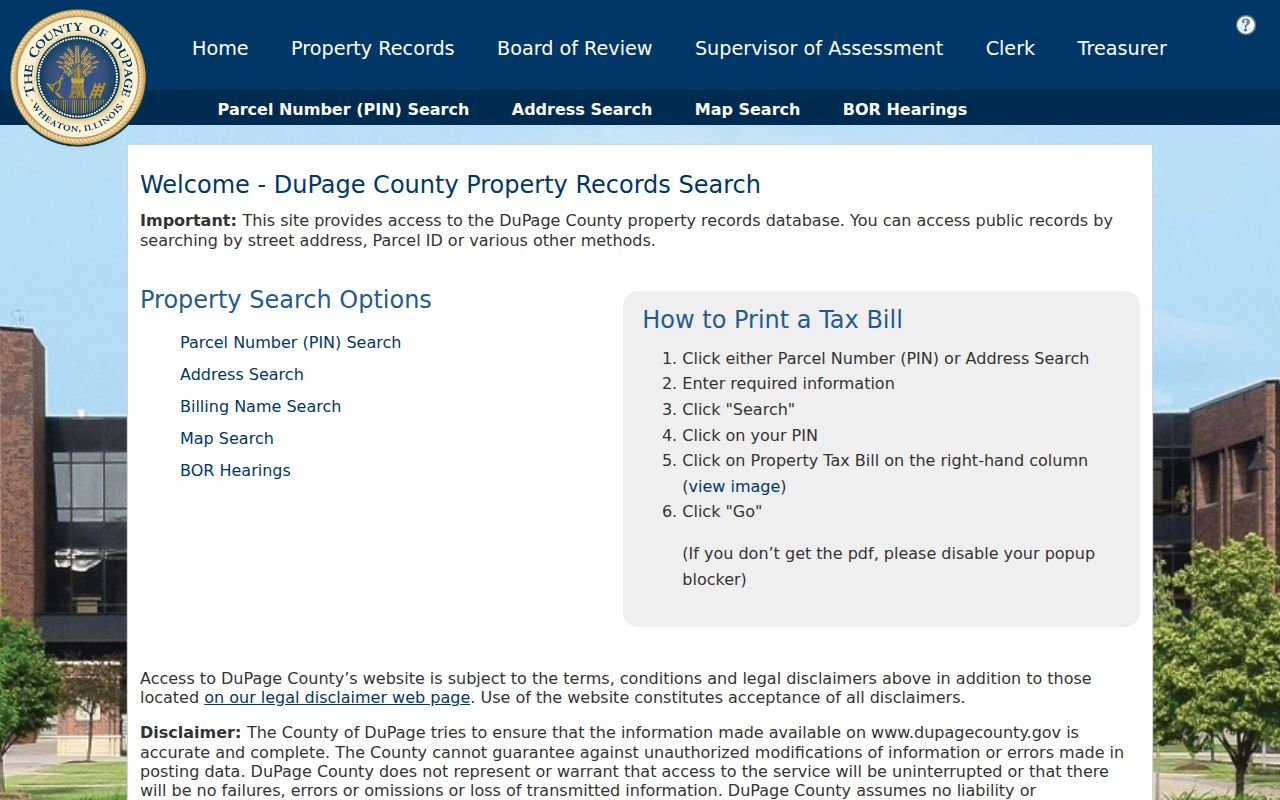 Westmont residents directory DuPage property search